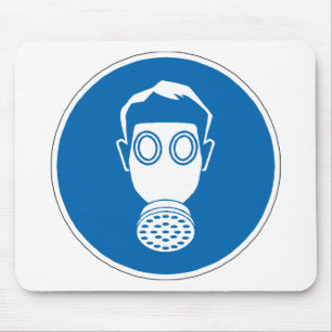 Gasmaske Mousepad