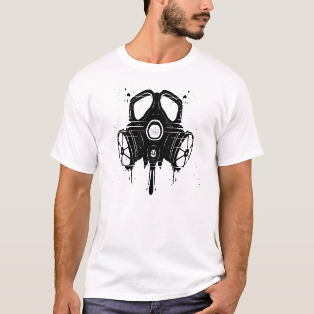 Gasmaske T-Shirt (Vorderseite)