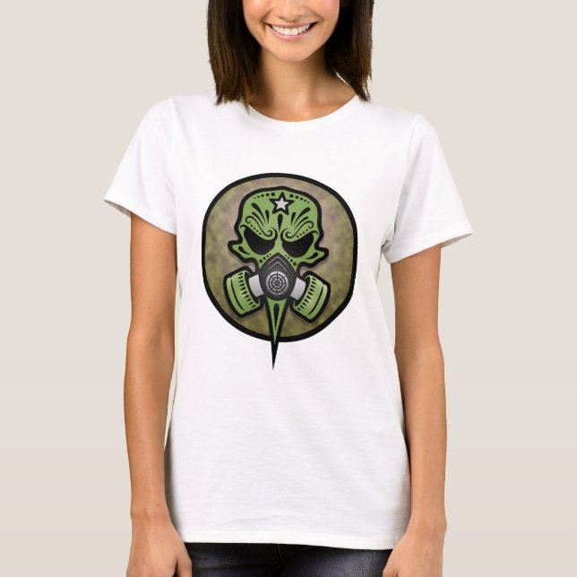 Gasmaske T-Shirt (Vorderseite)