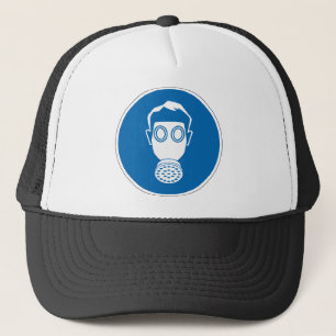 Gasmaske Truckerkappe