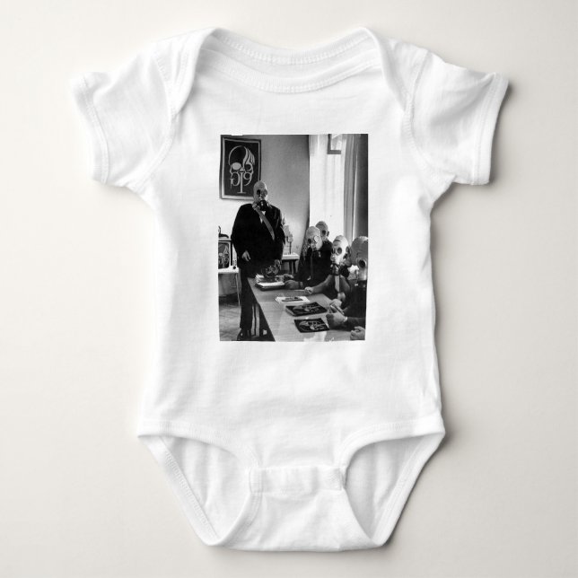 Gasmasken Baby Strampler (Vorderseite)