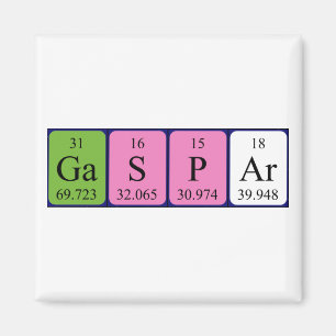 Gaspar Periodenmagnet Magnet