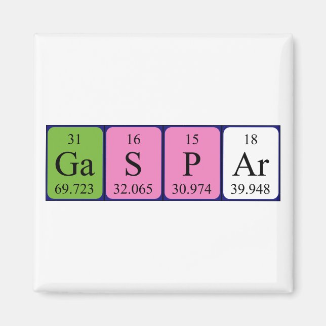 Gaspar Periodenmagnet Magnet (Vorne)