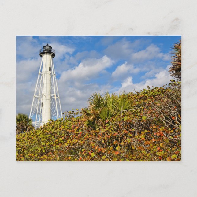 Gasparilla Island Florida Lighthouse Postkarte (Vorderseite)