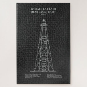 Gasparilla Island Rear Range Light - Florida - PD