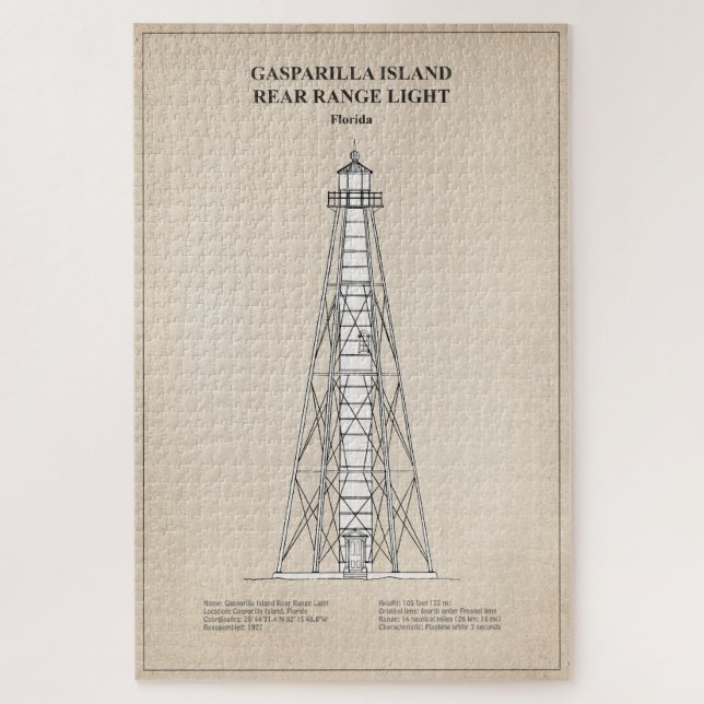 Gasparilla Island Rear Range Light - Florida - SBD (Vertikal)