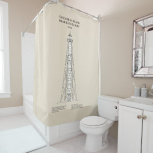 Gasparilla Island Rear Range Light - Florida - SBD Duschvorhang