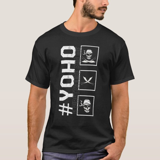 Gasparilla Yoho Pirates Life For Me Eye Patch Fest T-Shirt (Vorderseite)
