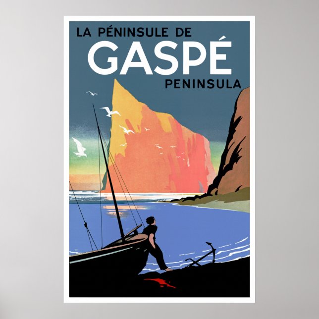 Gaspé Halbinsel ~ Kanada Poster (Vorne)