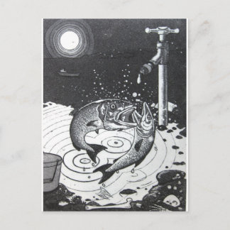 Gaspingelfisch Postkarte