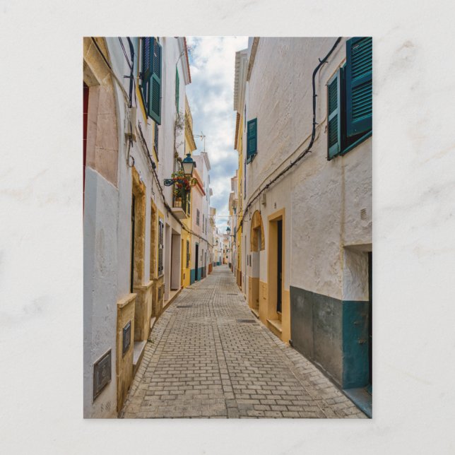 Gasse Ciutadella - Menorca, Spanien Postkarte (Vorderseite)