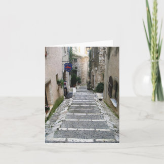 Gasse in St Paul, Frankreich Karte