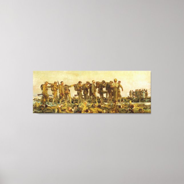 Gassed by John Singer Sargent World War I Leinwanddruck (Vorderseite)