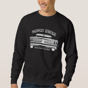 Gassstation "Affe Garage Blood Sweat and Bers" Sweatshirt