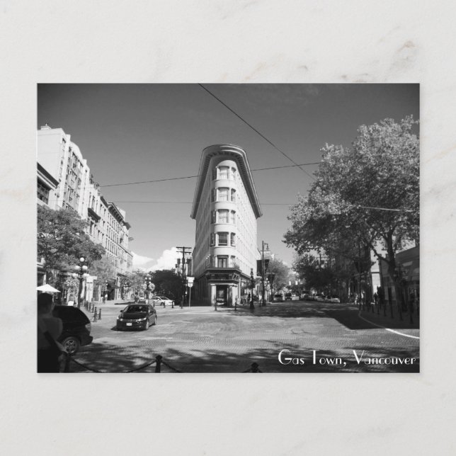 Gasstadt Vancouver Postkarte (Vorderseite)