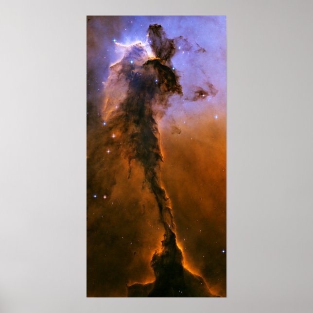 Gasstoß im Adlernebel Poster (Vorne)