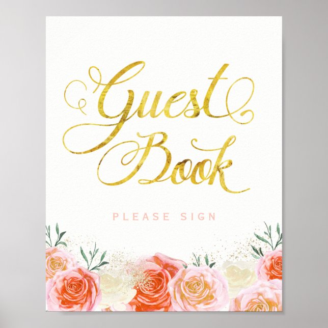 Gast Book Sign (8x10) Poster (Vorne)