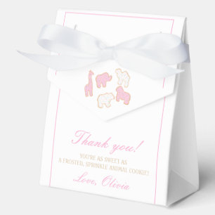 Gast des Pink Mattiert Animal Cookie Party Party Geschenkschachtel