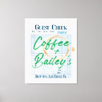 Gast Karo Art Coffee Shop Drink Bestellung erhalte