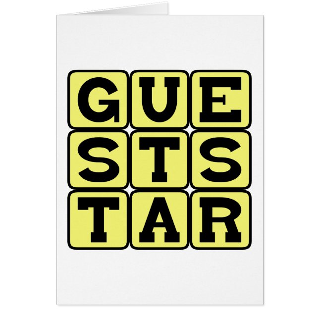 Gast Star, Vorführender (Vorne)