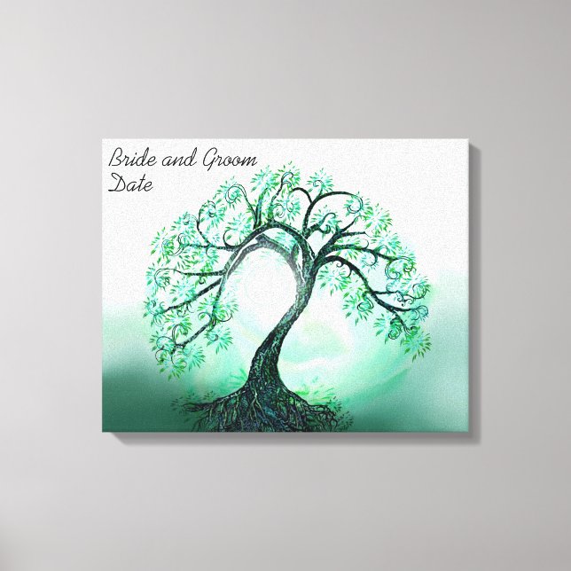 Gastbuch Alternative Baum der Leinwand Leben (Vorderseite)
