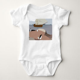 Gäste ankommen baby strampler
