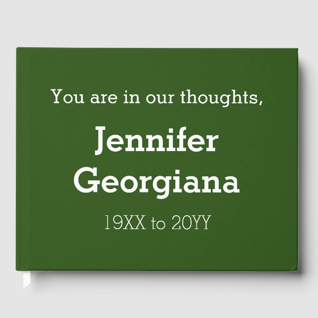 Gästebuch (Vorderseite)