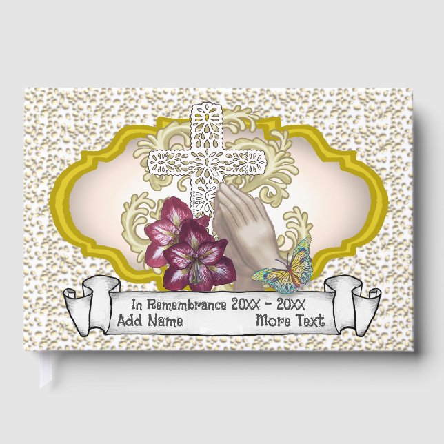 Gästebuch Amaryllis Cross Memorial (Vorderseite)