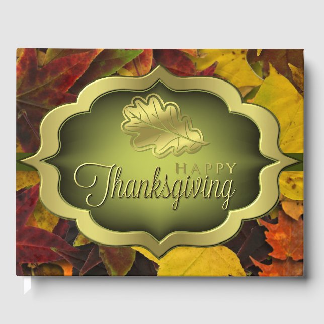 Gästebuch - Autumnal Happy Thanksgiving (Vorderseite)