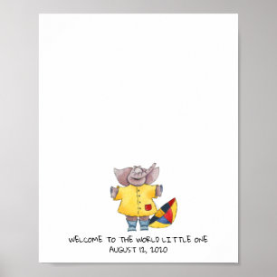 Gästebuch Baby Elefant