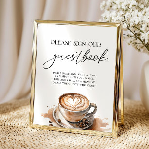 Gästebuch Baby Is Brewing Coffee Baby Shower