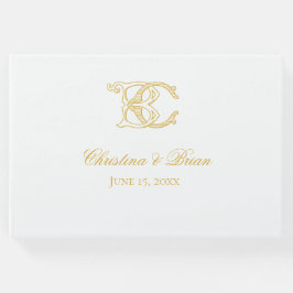 Gästebuch BC Monogram oder CB Monogram