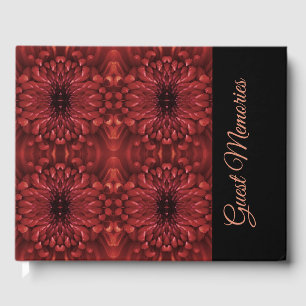 Gästebuch - Chrysanthemum Red Kaleidoscopic