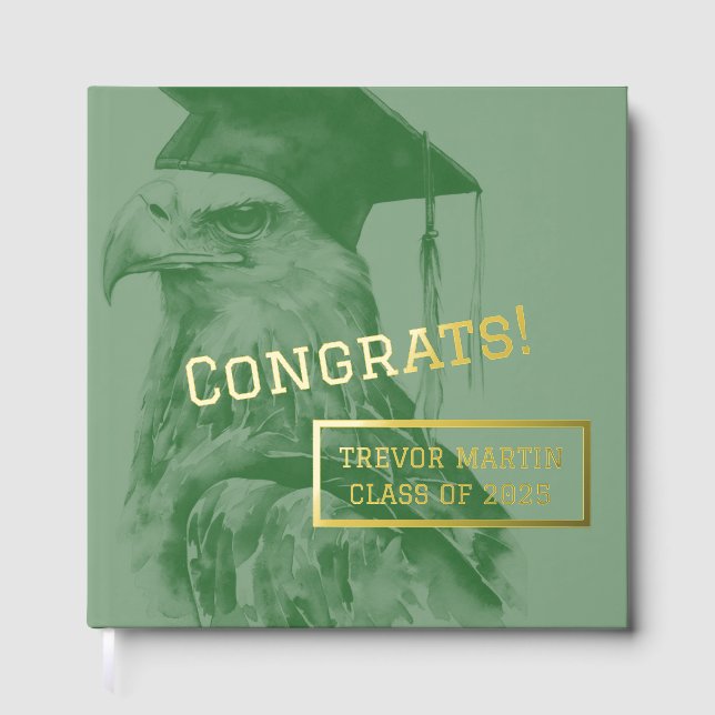 Gästebuch der einzigartigen Foil Graduation Party (Vorderseite)