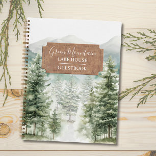 Gästebuch der Ferienhütte Green Pine Forest Cabin  Notizbuch