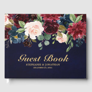 Gästebuch für Hochzeiten in Burgund, Rote Marine
