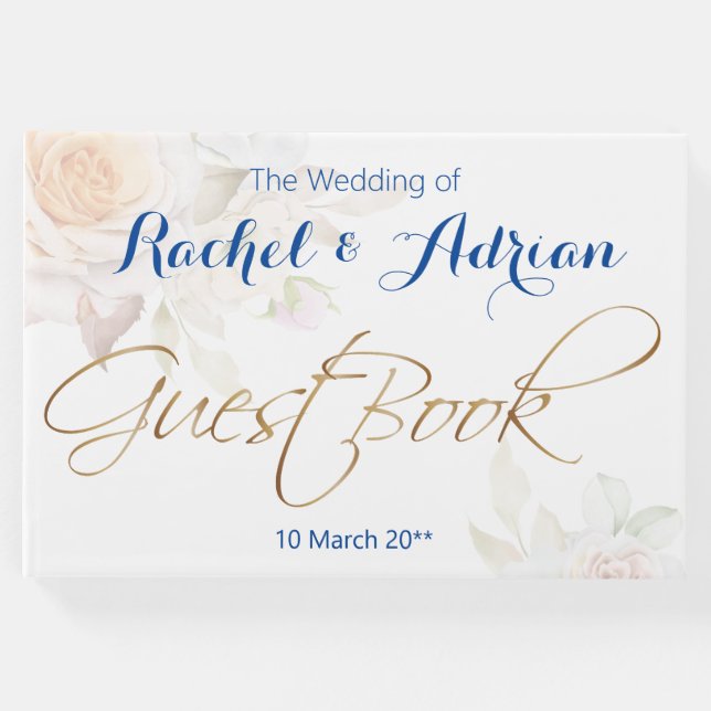Gästebuch für Hochzeitskleidung (Vorderseite)
