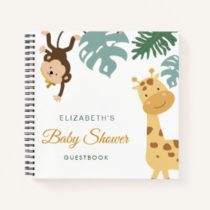 Gästebuch für Safari-Baby Notizbuch