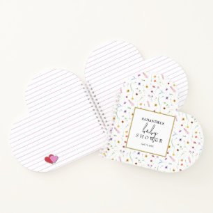 Gästebuch für Wildflower-Baby-Party Notizbuch