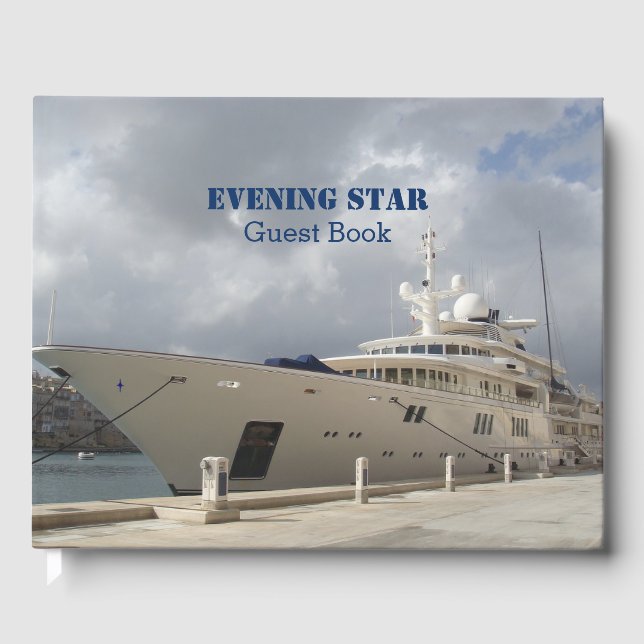 Gästebuch für Yacht-Fotos (Vorderseite)