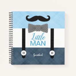 Gästebuch "Little man marinavy blue boy baby Dusch Notizbuch