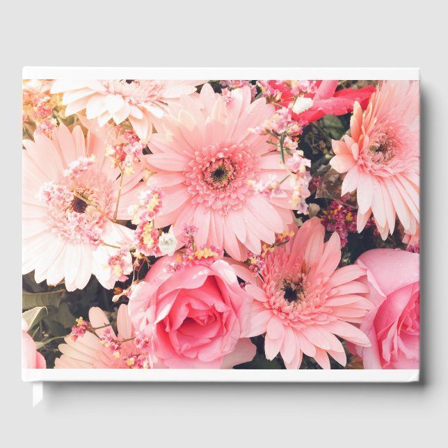 Gästebuch mit Blumen (Vorderseite)