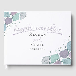 Gästebuch nach Seashells Lilac Blue