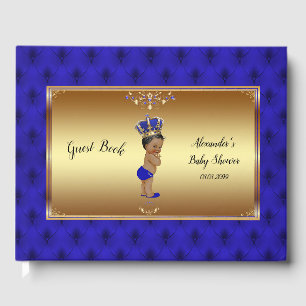 Gästebuch Royal Blue Boy, Gästebuch Babydusche