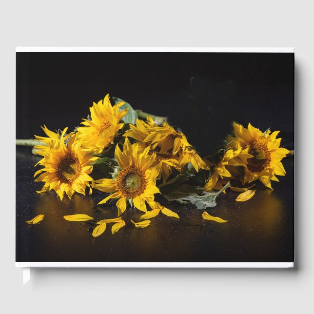 Gästebuch Sunflowers (Vorderseite)