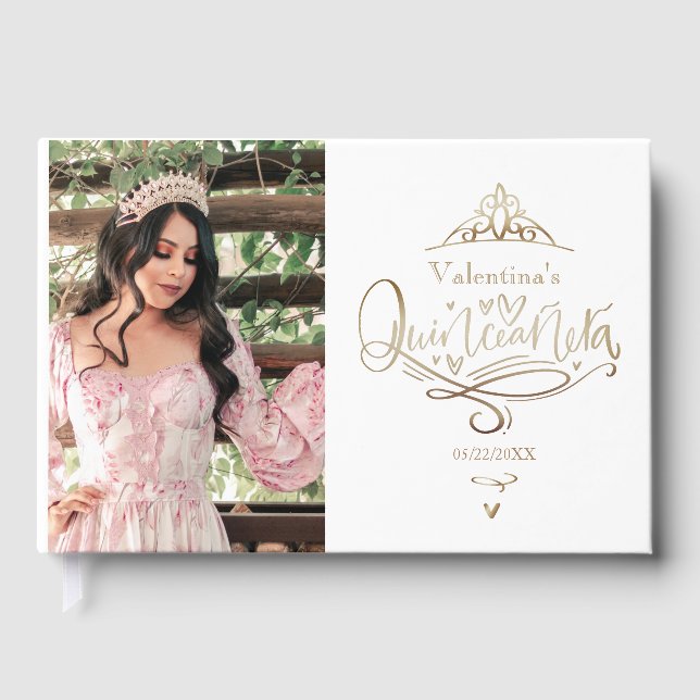 Gästebuch von Quinceañera (Vorderseite)