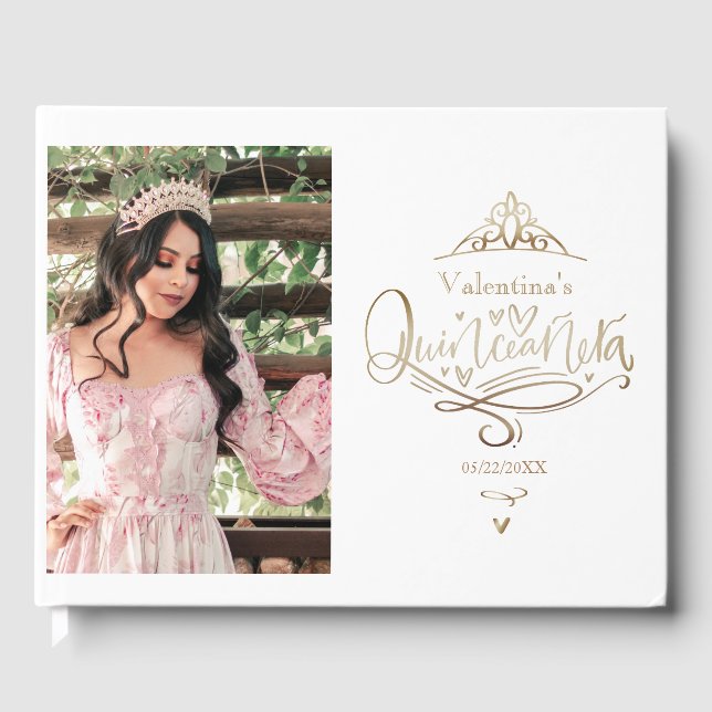 Gästebuch von Quinceañera (Vorderseite)