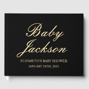 Gästebuch zur Babyparty, benutzerdefinierte Buchst