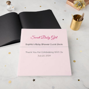 Gästebuch zur Babyparty   Elegantes Erinnerungsstü
