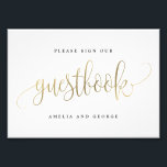 Gästebuchsignatur Wählen Sie Ihre Imitate aus Gold Fotodruck<br><div class="desc">Planen Sie ein stilvolles Fest mit dieser modernen Einladung,  die Ihre Gäste lieben werden. Design by © berrysweet . Printfähige digitale Dateien sind verfügbar! Besuchen Sie unsere Website unter www.berryberrysweet.com für weitere Informationen!</div>